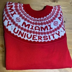 Custom Miami University sweater